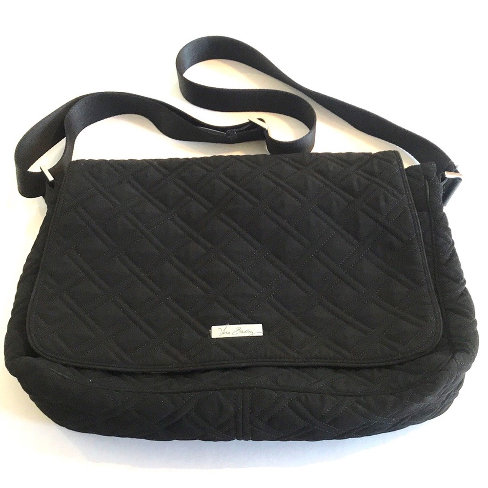 Vera Bradley Black Quilted Crossbody Bag